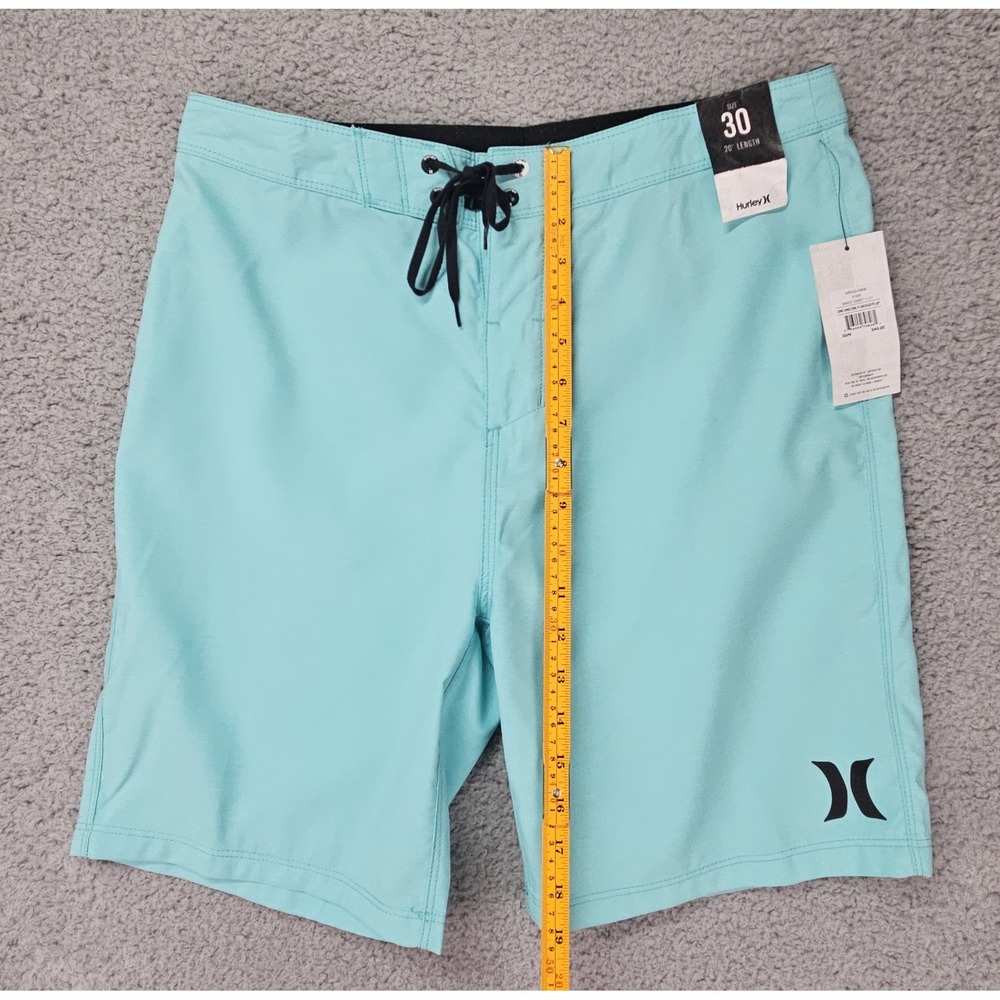 Hurley Board Shorts Mens 30 Turquoise Swim Surf Beach NWT $40 - Picture 4 of 11